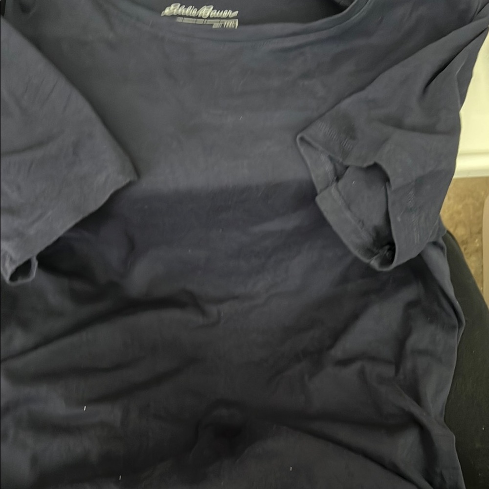 Eddie Bauer Navy Blue T-Shirt